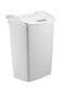 Rubbermaid,White Dual-Action Swing Lid Trash Can, 11.25 Gallon, for Home/Kitchen/Bathroom/Garbage...