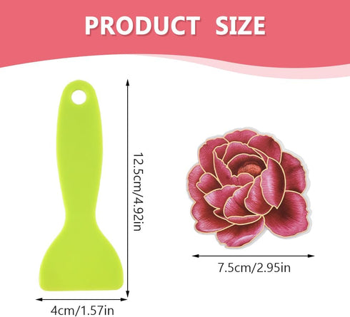 80pcs Floral Stickers,Flower Stickers,Scrapbook Stickers,Holographic Sticke for Large Floral Stickers Journal Supplies Aesthetics with Sticker Scr...