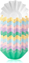 100 PCS Baking Cups Cupcake Liner Flared Brioche Standard Muffin Wrappers Greaseproof Coated Paper Cup for Wedding Birthday Holiday Party or Baby ...