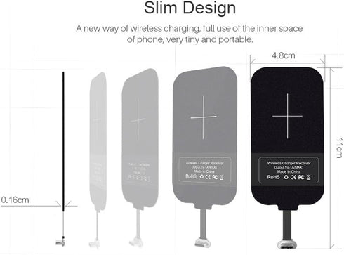 Nillkin Magic Tag Qi Wireless Charger Receiver Chip for USB Type-C Smart Phones (Type-C Long Version)......