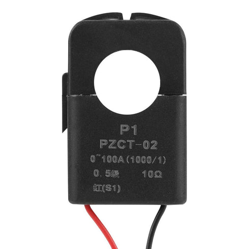 Ammeter Voltmeter, 100A Multi-Function Meter Voltage Current Power Factor Frequency High Test Accuracy Energy Tester(Open and Close CT (100A) + US...