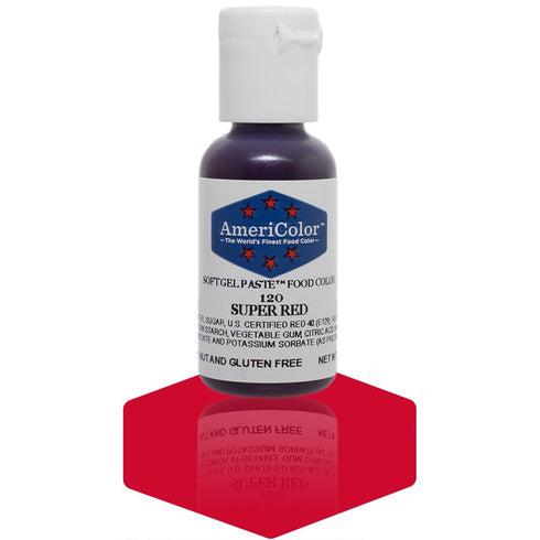AmeriColor Super Red Soft Gel Paste, .75oz...