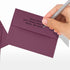 LUXPaper A2 Invitation Envelopes | Peel & Press | 4 3/8" x 5 3/4" | Vintage Plum | 80lb. Text | 50 Qty...