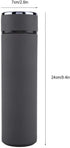 Fdit Stainless Steel Vacuum Water Bottle Tea Coffee Leak Car Office Cups(grey)...