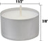 Stonebriar Bulk 50 Pack Unscented Smokeless Long Tea Light Candles with 8 Hour Extended Burn Time, White, 50 Count...