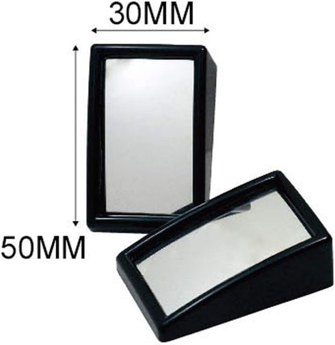 Hypersonic Blind Spot Mirror Convex Wide Angle Rear View Car Outside Universal Fit Stick Mirrors...