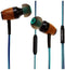 Symphonized DRM Premium Genuine Wood in-Ear Noise-isolating Headphones with Mic (Green/Blue)...
