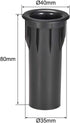 uxcell 35mm x 80mm Speaker Port Tube Subwoofer Bass Reflex Tube Bass Woofer Box 4pcs...