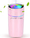 Colorful Cool Mini Humidifier, Humidifier for Car, Office Room, Bedroom,etc. Auto Shut-Off, 2 Mist Modes, Super Quiet. Pink...