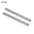 uxcell 2 Pcs Linear Motion Rod Shaft Guide 8mm x 100mm (0.315" x 3.94") Case Hardened Steel Chrome Plated, Metric Linear Rail Rod for 3D Printer, ...