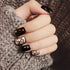 KADS 3 pcs Nail Art Brushes Set Liner Striping Brush for Strokes Details Painting, Blending, Elongated Lines...