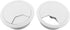 2PCS 60mm Desk Wire Cord Cable Grommets Hole Cover for Office PC Desk Cable Cord Organizer Plastic Cover, White...