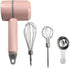 Hand Mixer, Portable Electric Cordless Handheld Mixer, 3-speed Usb Rechargeable withTwin Mixer Whips and Egg Separator for Whipping or Mixing Eggs...