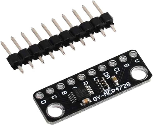 MCP4728 12 Bit I2C Digital to Analog Converter DAC Breakout Sensor Module GY-MCP4728 DAC Development Board for Arduino...