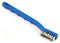 Forney 70488 Wire Brush, Stainless Steel with Plastic Handle, 7-1/4-Inch-by-.006-Inch , Blue...