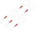 MECCANIXITY Cable Puller 5 Pcs Fish Tape Fastener Tool 230mm x 1.2mm Wire Fish Tape Cable Puller Red for Professional Electrical Installations Wir...