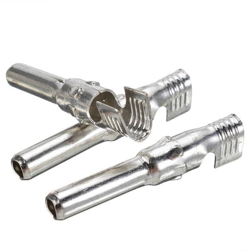 Solar Connectors Panels Kit, Solar Panel Cable Connectors Pins Connector Terminals Crimping Pliers Crimper Set (100PCS(50 Pairs) Pins Connectors)...