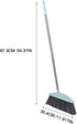 Heavy Duty Broom with Long Handle Commercial Broom Sweeping Brooms Outdoor Indoor Broom for Home Garage Kitchen Office Lobby Lawn...