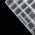 32 Grids Clear Plastic Organizer Box, Craft Storage Container for Beads Organizer, Art DIY, Crafts Jewelry Storage, Fishing Tackles, Rock Collecti...