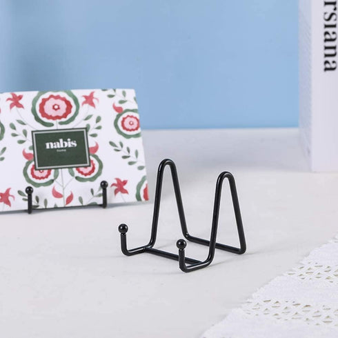 Plate Stands for Display - Iron Easel Stand Plate Holder Display Stand Picture Frame Stand for Pictures | Photo|Decorative Plate |Dish | Tabletop ...