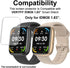 Compatible with Faweio IDW26 1.83”, Soft Smart Watch Screen Protector, TPU, 6-pack, Full Coverage, Bubble Self-healing...