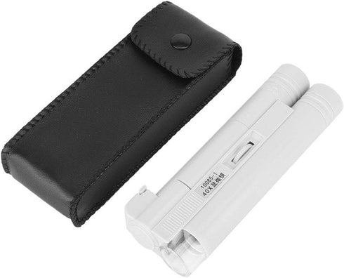 40X LED Magnifier Pocket-sized LED Microscope Micro Lens for Universal Mobile Phones...