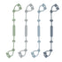 Pacifier Holder Clip for Baby: Toy Safety Straps 4pcs, Silicone Pacifier Strap for Boy Girl, Adjustable Baby Stroller Accessories for High Chairs,...
