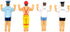 NPW Novelty Drink Glass Markers - Men in Uniform, Set of 4...