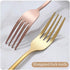 Gold Silverware Set - Portable Stainless Steel Utensils Set with Case Reusable Flatware Set For Camping Travel 7Pcs Include Chopsticks Knife Fork ...