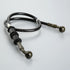 Mtsooning Motorcycle Brake Hydraulic Line, 60cm/23.6inch Braided Clutch Oil Pipe, Stainless Brake Hose Replacement for ATV Motorbike Pit Dirt Bike...