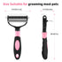 Dog Grooming Brush for shedding with 2 in 1 Professional Deshedding Tools and UNDERCOAT Rake for Long and Short Haired Dogs with Double Coat with ...