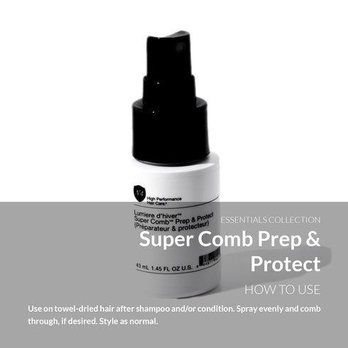 Number 4 Super Comb & Protect, Mini Leave In Conditioner Spray, Heat Protectant for Hair, Super Comb & Protect, 1.45 oz...