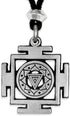 Pewter Kali Yantra of Transformation Hindu Goddess Pendant...