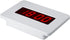 Digital Wall Clock Battery Operated with LED Display, Wall Clock with Backlight, Table-top, Alarm, Brightness Adjustable,12/24Hr...