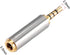 uxcell 2.5mm Stereo 4 Pole Male to 3.5mm Female Connector Video Adapter Coupler Converters Zinc Alloy...
