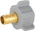 (Pack of 2) EFIELD 1/2 Inch Pex X 7/8 Inch Toilet Ballcock Swivel Straight Adapter, Brass Plumbing Fittings (2)...