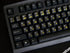 Swiss French German Keyboard Stickers Transparent Background Yellow Letters for Any Laptop Computer PC Desktop Notebook...