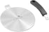 5.5inch Stainless Steel Induction Cooktop Adapter Plate, Heat Diffuser for Glass and Electric Cooktop, Detachable Handle...