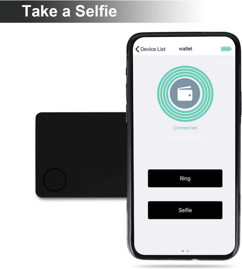 Wallet Tracker Finder Locator, Small Best Slim GPS Credit Debit Card Find Wallet Location Chip Tracker Device for Men Lost Waterproof with Built-i...
