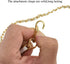 HAHIYO Mini Purse Chain Strap Slim Wide 8mm for LV Length 31.5 inches Extra Thick 4.5mm White Leather Gold Hardware for Shoulder Cross Body Sling ...