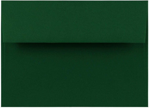 JAM PAPER A7 Premium Invitation Envelopes - 5 1/4 x 7 1/4 - Dark Green - 50/Pack...