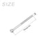 Shoulder Swing Lifting Bolt (M6x70mm) 2Pcs, 304 Stainless Steel Eye Bolts - for Home Renovation, Pipeline Gate Valves Fasteners, Silver...