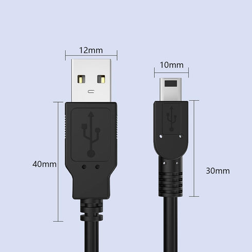 Replacement Camera UC-E4 USB Charging Cable Photo Transfer Cord Compatible with Canon EOS 10D 20D 30D 300D 350D 40D 400D 450D 5D2 5D3 500D 6D 60D ...