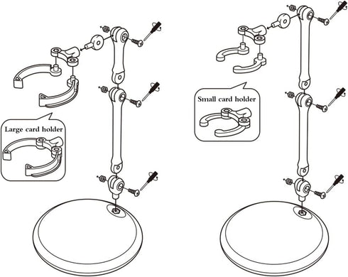 Ddung Doll Stand - Clear Doll Stand For 0.5" To 10" Dolls And Action Figure Stand (3-Pack)...
