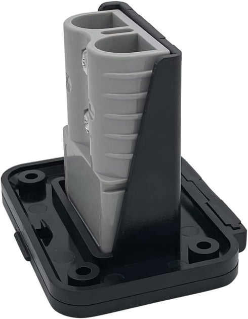 120A Plug Mounting Panel with Cover for Anderson SB120 Connectors Flush Mount Recessed Plate (Gray-1pc)...