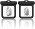 2 Pcs Waterproof Key Holder for Swimming Money Credit ID Card Cash,Car Key Fob Case Floating Keys Holder Pouch Small Pouch Dry Bag ,Clear Key Fob ...