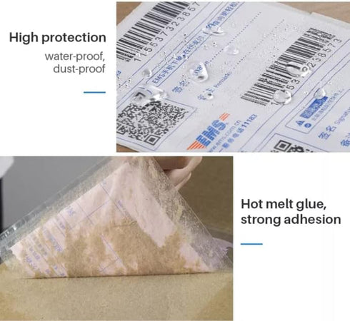 7.5" x 5.5" Shipping Label Sleeves, Label Pouches Self-Adhesive Top Loading Packing List, Clear Shipping Label Envelopes Pouches (100 Packs)...