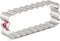 LILIAO Scalloped Edge Rectangle Cookie Cutter, 4.7 x 1.9 inch, Stainless Steel...