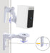 Camera Wall Mount Compatible with Wyze Battery Cam Pro, Camera Corner Mounting Bracket 180°Adjustable Security Camera Ceiling Mount for Drill Inst...
