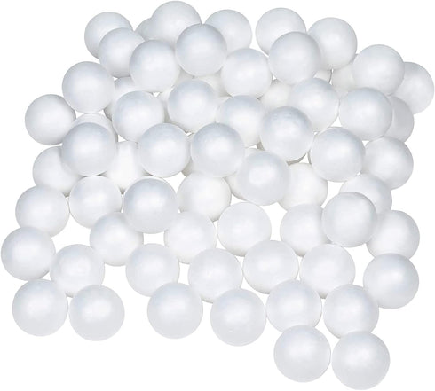 Genie Crafts 75-Pack Foam Balls for Crafts for DIY Arts and Supplies - 2 Inch - Small...